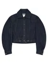 Givenchy Denim Cotton Jacket In Blue