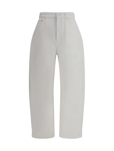 Givenchy Women Barrel Jeans In White