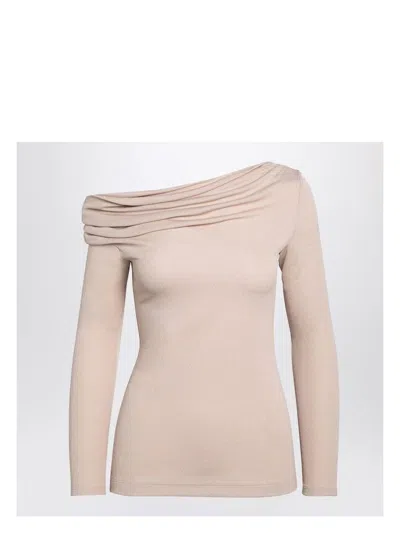 Givenchy Women's Beige Sweater With Bare Shoulder