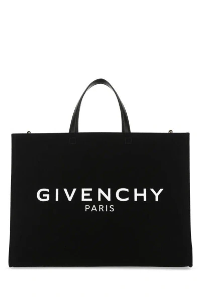 GIVENCHY GIVENCHY WOMEN BLACK CANVAS MEDIUM G SHOPPING BAG