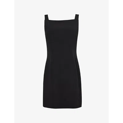 GIVENCHY GIVENCHY WOMEN'S BLACK CUT-OUT SLIM-FIT WOVEN-BLEND MINI DRESS