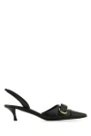 Givenchy Voyou Buckled Textured-leather Slingback Pumps In Multicolor