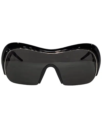 GIVENCHY GIVENCHY WOMEN'S BLACK PLASTIC NIGHT BIRD MASK SUNGLASSES (AUTHENTIC PRE-  LOVED)