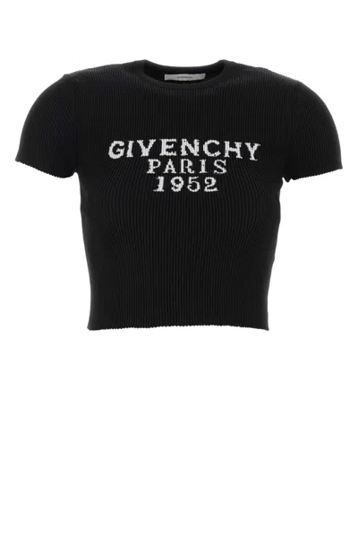 Givenchy Women Black Polyester T-shirt