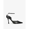 GIVENCHY GIVENCHY WOMEN'S BLACK SHOW STOCKING LEATHER HEELED COURTS