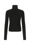 Givenchy Cutout Stretch-jersey Turtleneck Top In Black