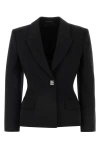 Givenchy Elegant Wool Blazer With Signature 4g Emblem In Black