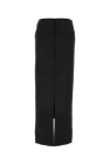 Givenchy Wool And Mohair Long Skirt In Black