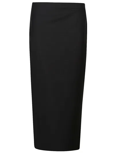 Givenchy Black Wool Skirt