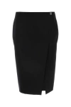 Givenchy Wool Skirt With 4g Detail Skirts Black In Black
