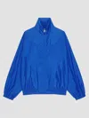 Givenchy Blouson In Technical Cotton In Blue