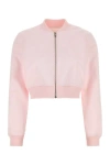 Givenchy Cropped Cotton Bomber Jacket In Multicolor