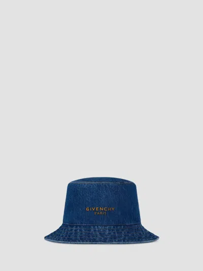 Givenchy Women's Bob Bucket Hat In Denim In Metallic