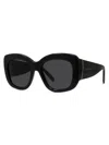 Givenchy Bold 53mm Gradient Butterfly Sunglasses In Black