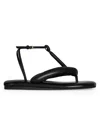 Givenchy Boudoir Bicolor Thongs In Nappa Leather In Black