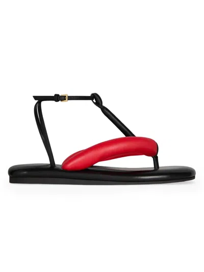 Givenchy Boudoir Bicolor Thongs In Nappa Leather In Multi