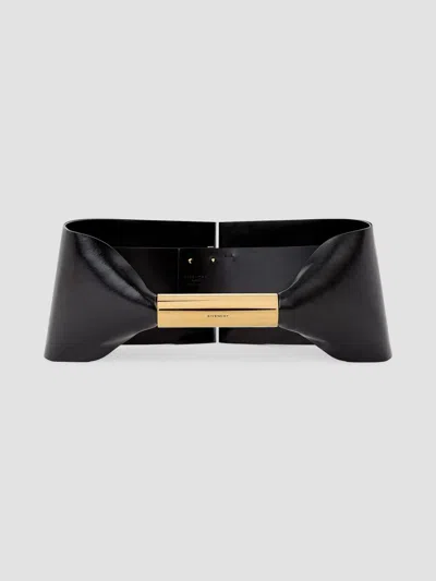 GIVENCHY WOMEN'S BOW-EFFECT WAIST BELT IN LEATHER