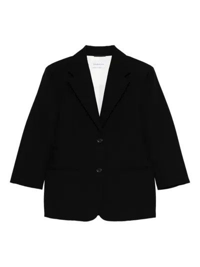 GIVENCHY GIVENCHY WOMEN BOXY SINGLE-BREASTED JACKET