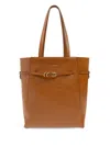 Givenchy Women's Brown Voyou S Tote Gold Logo In Softtan