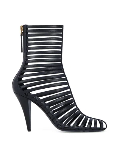 GIVENCHY WOMEN'S CAGE ANKLE BOOTS IN LEATHER