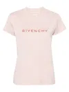Givenchy T-shirt Con Stampa In Blushpink