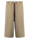 Givenchy Cappuccino Polyester Blend Bermuda Shorts