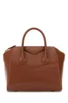 Givenchy Women Caramel Leather Small Antigona Handbag In Brown