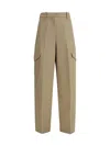 Givenchy Beige Cotton Cargo Pants In Brown