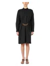 Givenchy Women's Chemisier With Chain Belt In Black