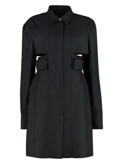 GIVENCHY WOMEN'S CHEMISIER WITH GRAPHIC INSERTS