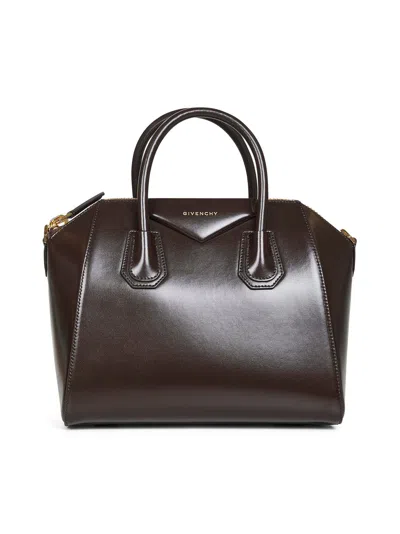 GIVENCHY GIVENCHY WOMEN CHOCOLATE ANTIGONA SMALL HANDBAG