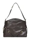 Givenchy Women Chocolate Voyou Medium Shoulder Bag In Multi