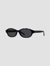 Givenchy Oval Sunglasses In Black