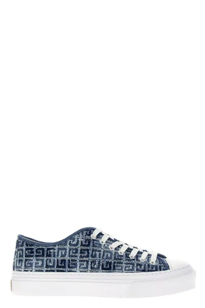 Givenchy City Low Sneakers In Blue