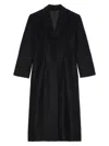 GIVENCHY WOMEN'S COAT WITH BUTTONS IN CURLY WOOL AND MOHAIR