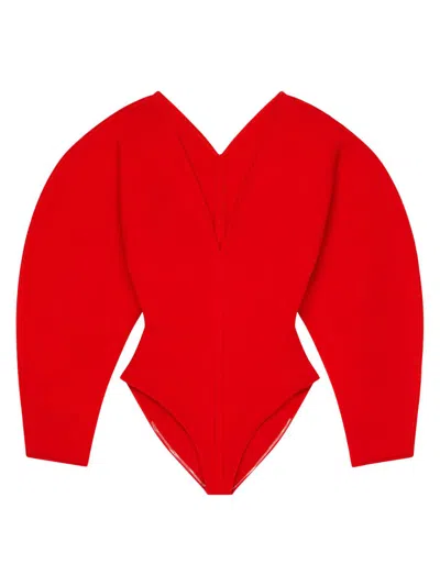 Givenchy Body Cocoon En Maille In Red