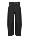 Givenchy Women Cocoon Denim Trousers In Black