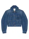 Givenchy Jean Paul Gaultier Multicolor The Yellow Butterfly Polyamide Cardigan In Blue