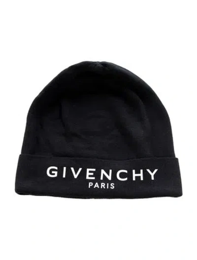 Pre-owned Givenchy Women's Cotton Beanie In Black