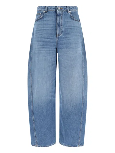 Givenchy Women's Cotton Denim Jeans In Blue
