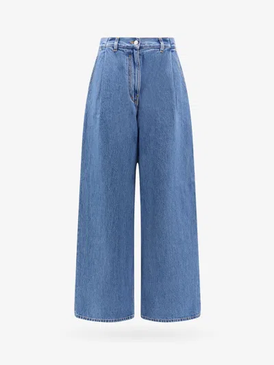 GIVENCHY GIVENCHY WOMEN COTTON JEANS WITH METAL 4G DETAIL