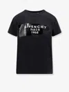 Givenchy Crew-neck Short Sleeve Graphic Cotton T-shirt In Black