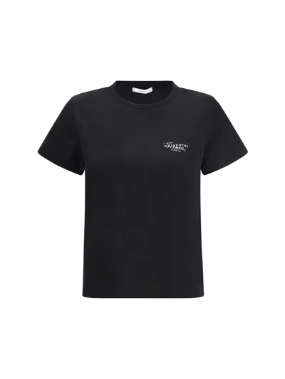 Givenchy Women Cotton T-shirt In Black