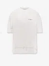 Givenchy Ribbed Crew-neck Cotton T-shirt With Graphic Print In White