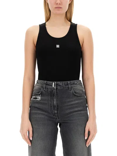 Givenchy Women Cotton Tank Top In Black