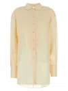 Givenchy Cream Silk Blend Oversize Shirt