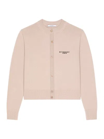 GIVENCHY WOMEN'S CROPPED CARDIGAN IN WOOL AND CASHMERE