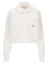 Givenchy 4g Cropped Shirt In White