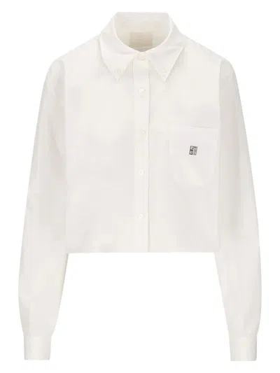 GIVENCHY WOMEN'S CROPPED SHIRT