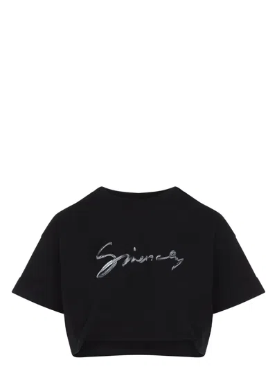 GIVENCHY WOMEN'S CROPPED T-SHIRT